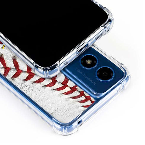 MLB St. Louis Cardinals Game Ball Moto G 5G (2024) Clear Case